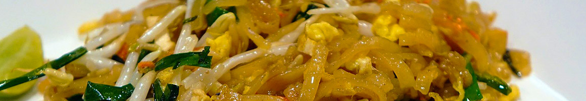 Eating Thai at Xiandu Thai Fusion Cuisine restaurant in Philadelphia, PA.